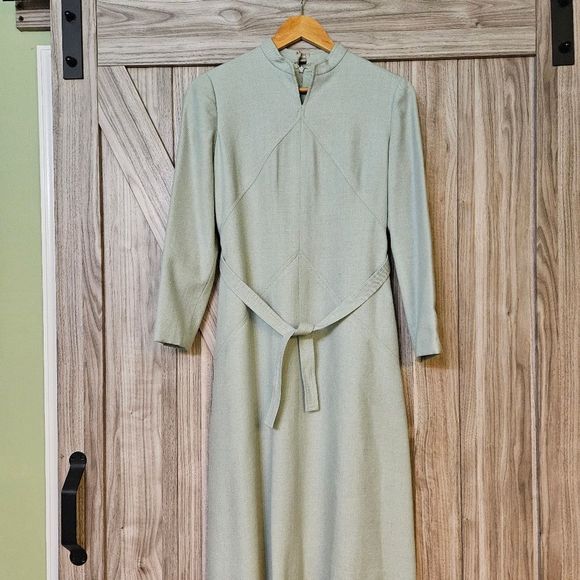 Adele Simpson Folkloric 1960's Deadstock Mint Green - Picture 12 of 16